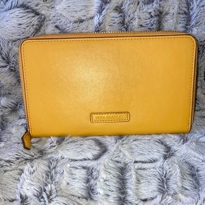 Yellow Vera Bradley wallet, used once !!